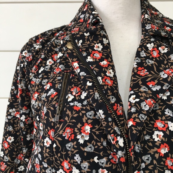 SALE✨Anthropologie Cropped Tinsley Moto Jacket - Picture 6 of 7